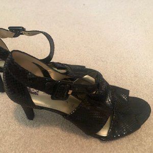 Sparkly Anne Klein Black Heels